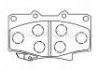 тормозная кладка Brake Pad:04465-60020