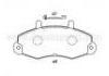 тормозная кладка Brake Pad:140896-203